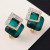 Gold Plated Crystal Earrings for Girls