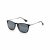 Unisex Grey Lens & Black Round Sunglasses with Polarised Lens