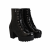 Shoetopia Women & Girls Lace Up Block Heeled Western Boots
