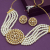 Dress Berry Adorable Gold Plated Pearl Choker Necklace Set for Women