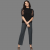 Allen Solly Solid Polyester Round Neck Women Top